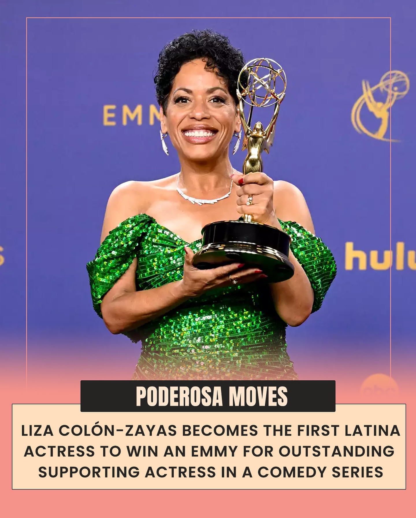 Liza Colón-Zayas Makes Emmy History—and Delivers a Powerful Message to Latinas