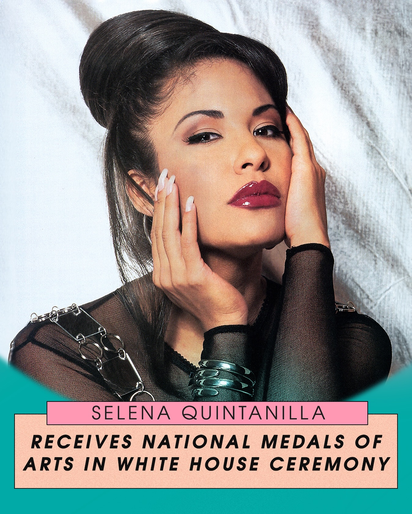 Selena Quintanilla Honored at the White House With National Medal of Arts